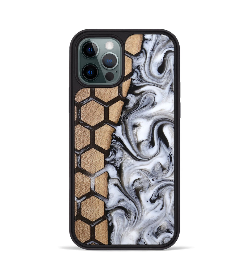 iPhone 12 Pro Wood Phone Case - Devonta (Pattern, 815360)