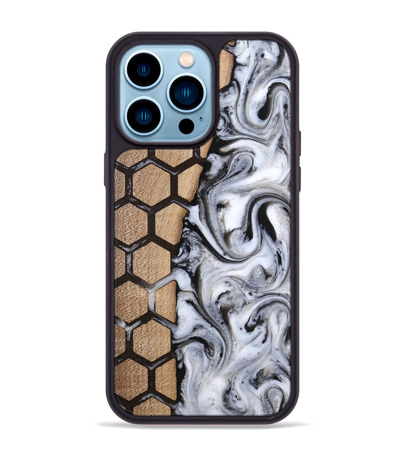 iPhone 14 Pro Max Wood Phone Case - Devonta (Pattern, 815360)
