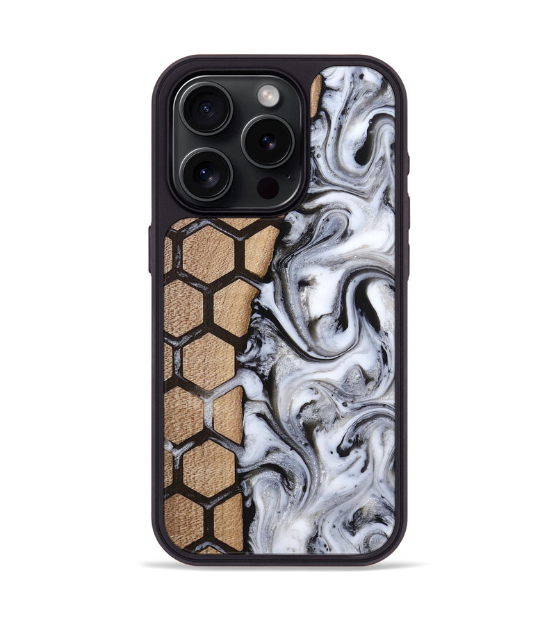 iPhone 15 Pro Wood Phone Case - Devonta (Pattern, 815360)