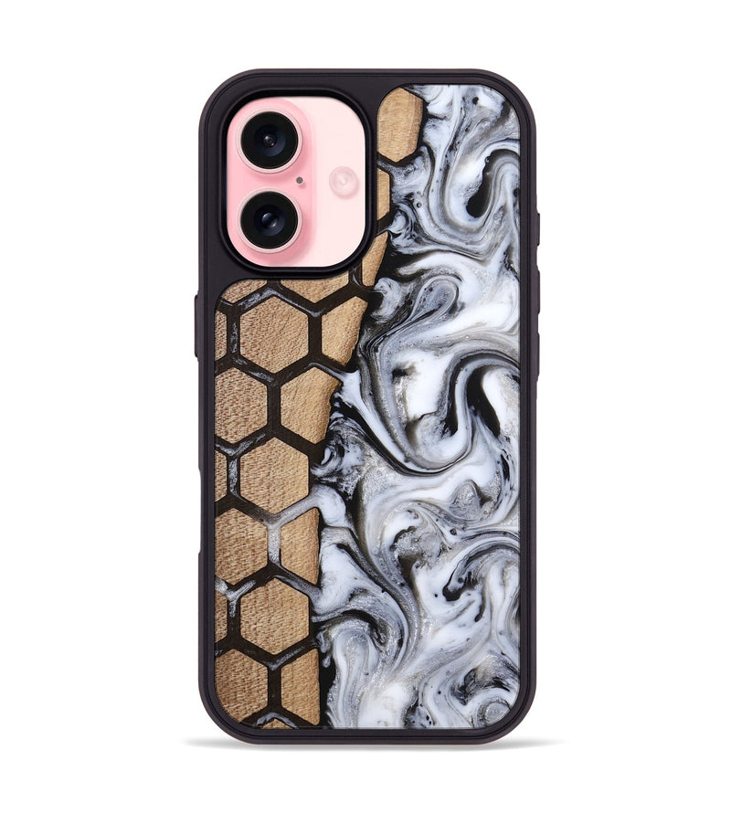 iPhone 16 Wood Phone Case - Devonta (Pattern, 815360)