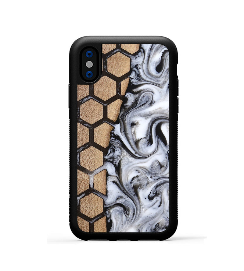 iPhone Xs Wood Phone Case - Devonta (Pattern, 815360)