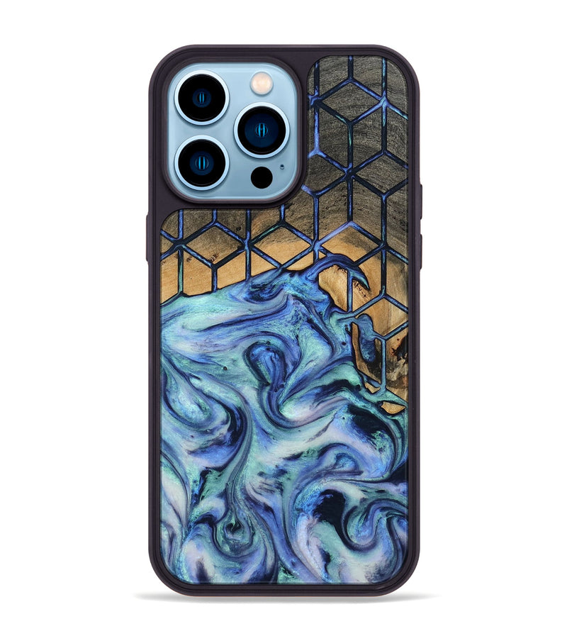 iPhone 14 Pro Max Wood Phone Case - Alma (Pattern, 815366)