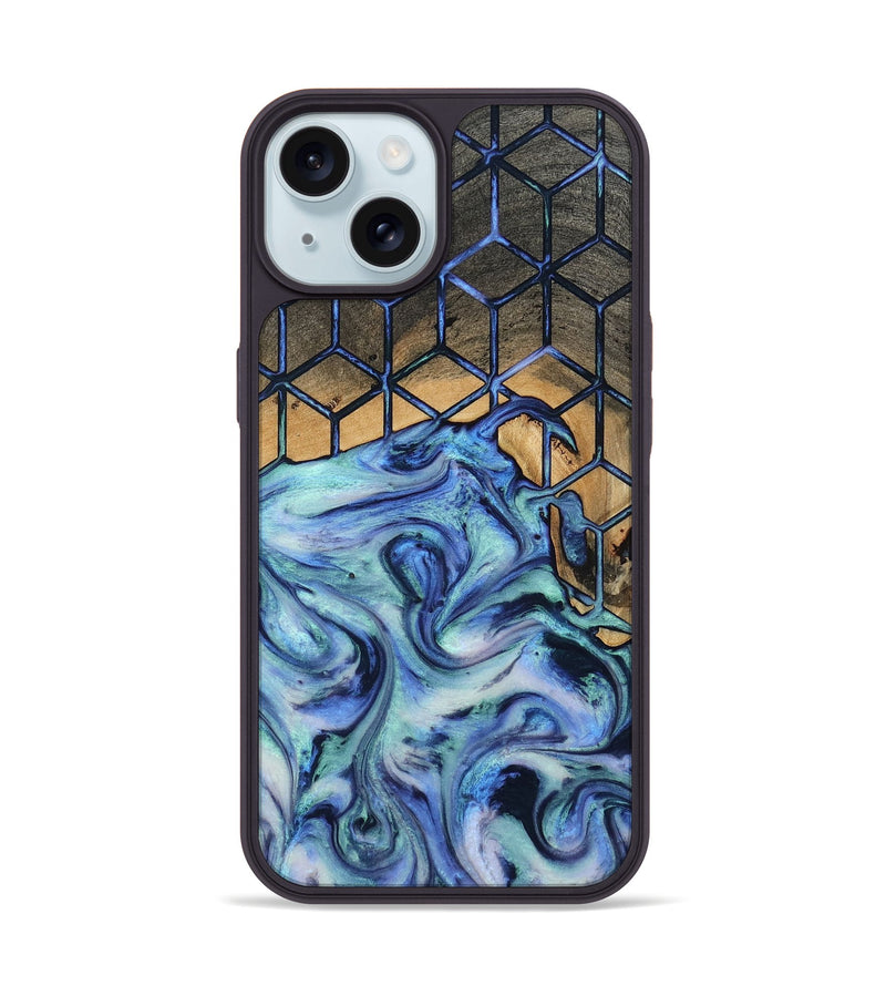 iPhone 15 Wood Phone Case - Alma (Pattern, 815366)