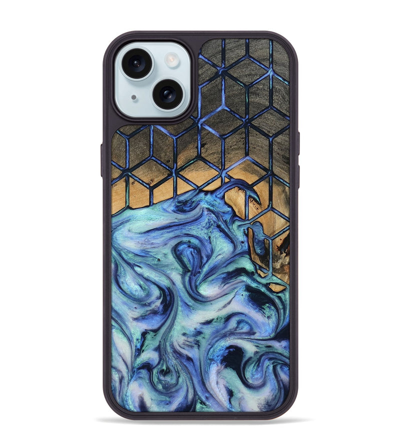 iPhone 15 Plus Wood Phone Case - Alma (Pattern, 815366)