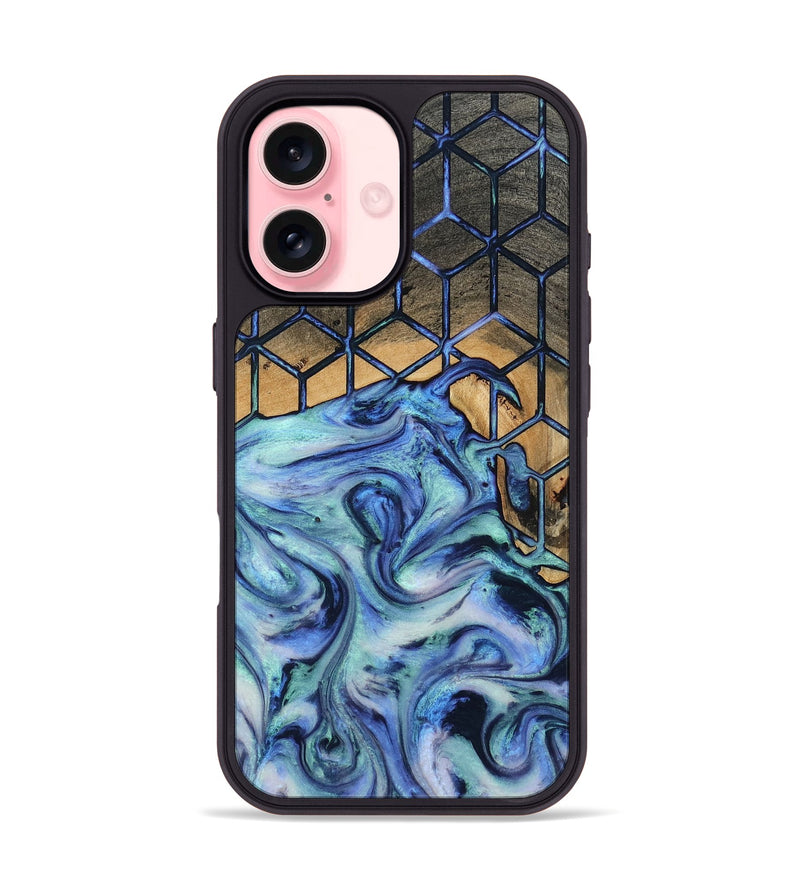 iPhone 16 Wood Phone Case - Alma (Pattern, 815366)