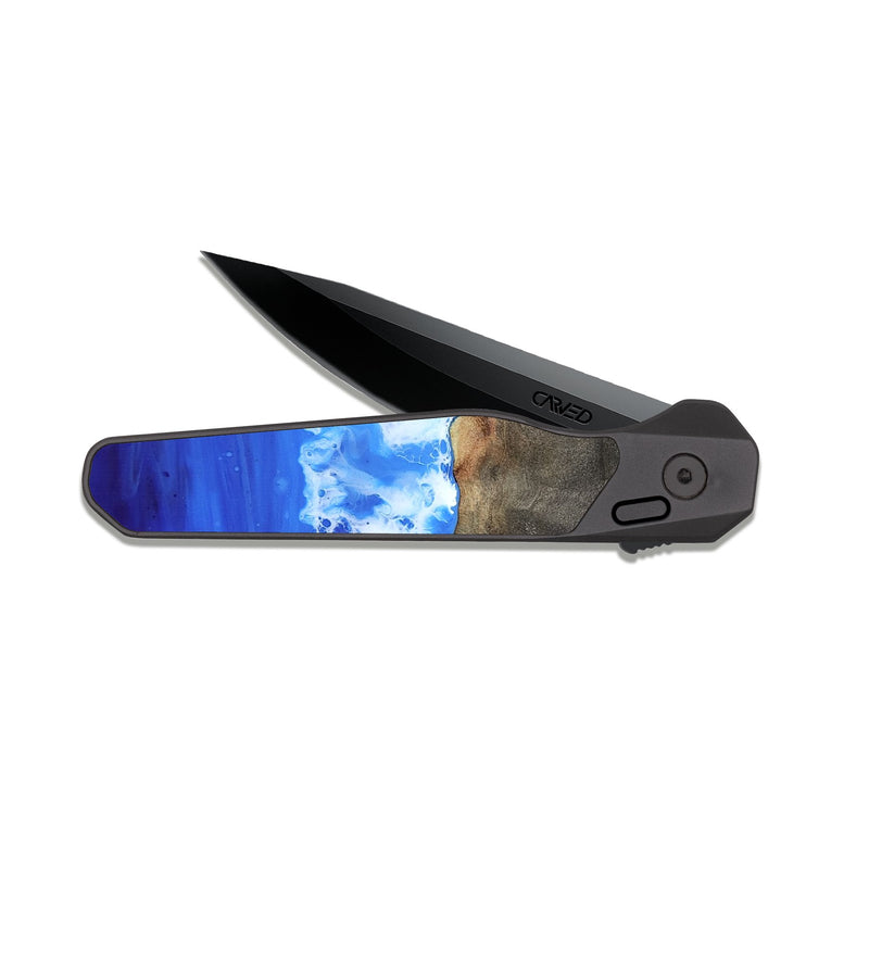 EDC Dark Slate Wood Pocket Knife - Roland (Coastal, 815380)