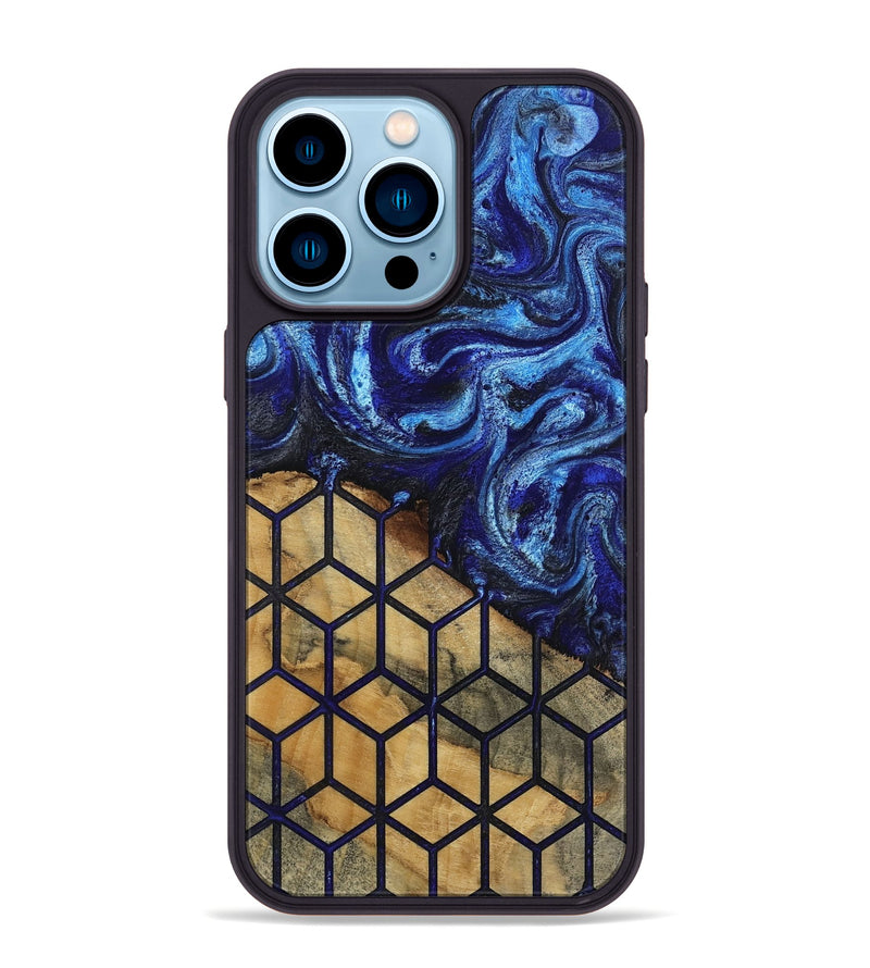iPhone 14 Pro Max Wood Phone Case - Elowyn (Pattern, 815387)