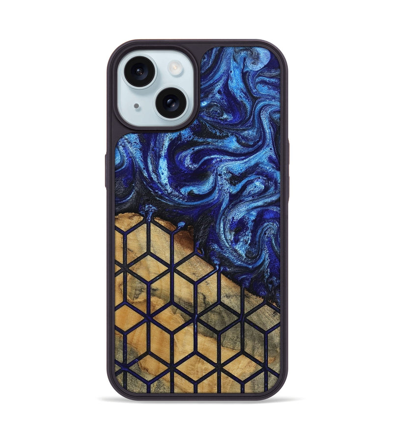 iPhone 15 Wood Phone Case - Elowyn (Pattern, 815387)
