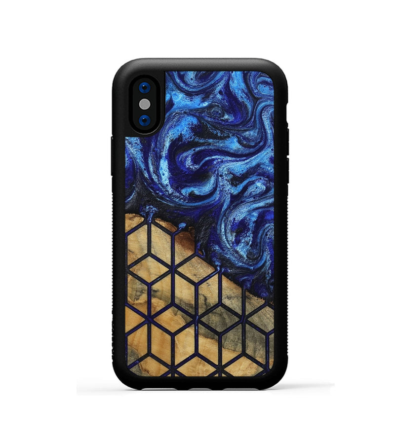 iPhone Xs Wood Phone Case - Elowyn (Pattern, 815387)