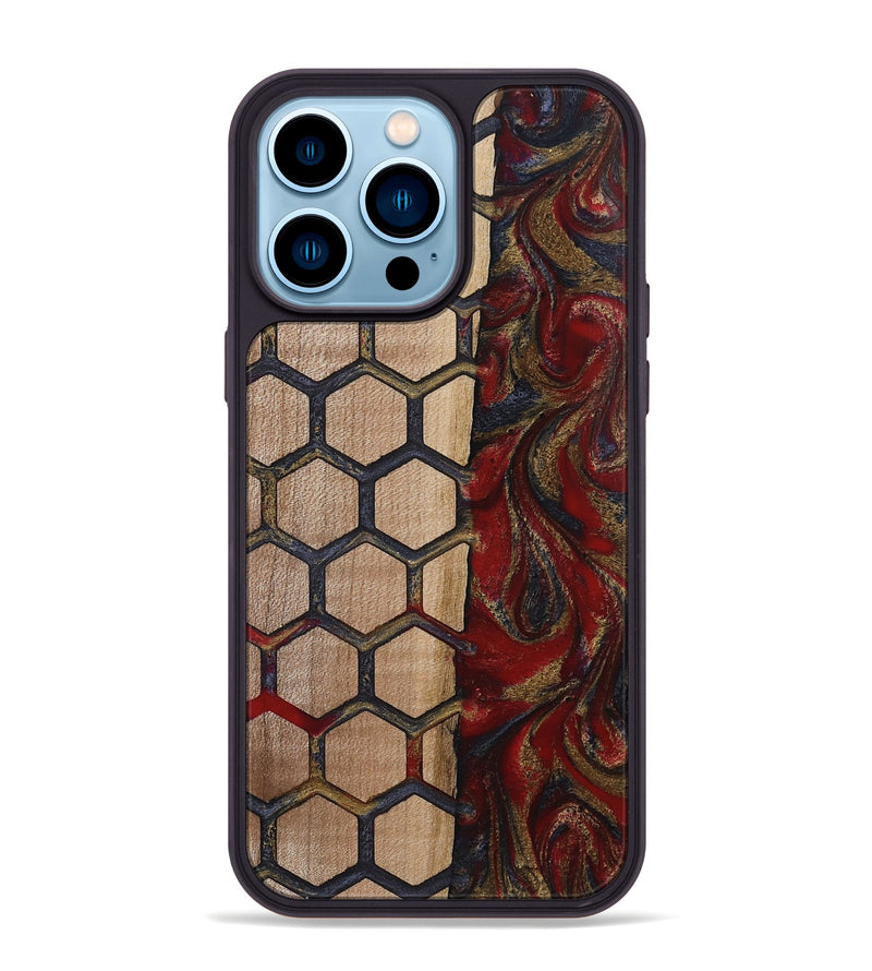 iPhone 14 Pro Max Wood Phone Case - Odell (Pattern, 815388)