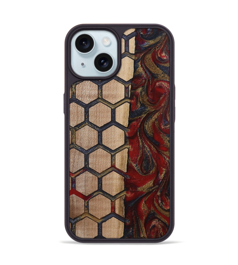 iPhone 15 Wood Phone Case - Odell (Pattern, 815388)
