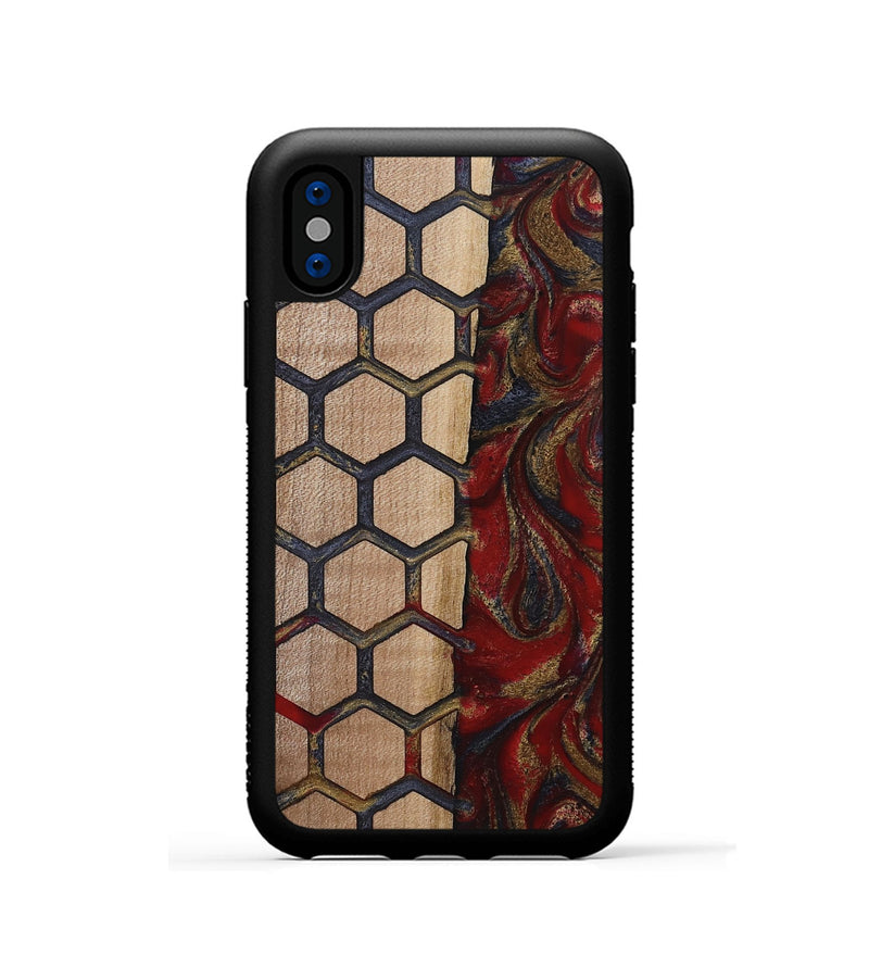 iPhone Xs Wood Phone Case - Odell (Pattern, 815388)