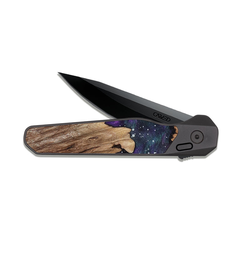EDC Dark Slate Wood Pocket Knife - Jaylon (Cosmos, 815389)