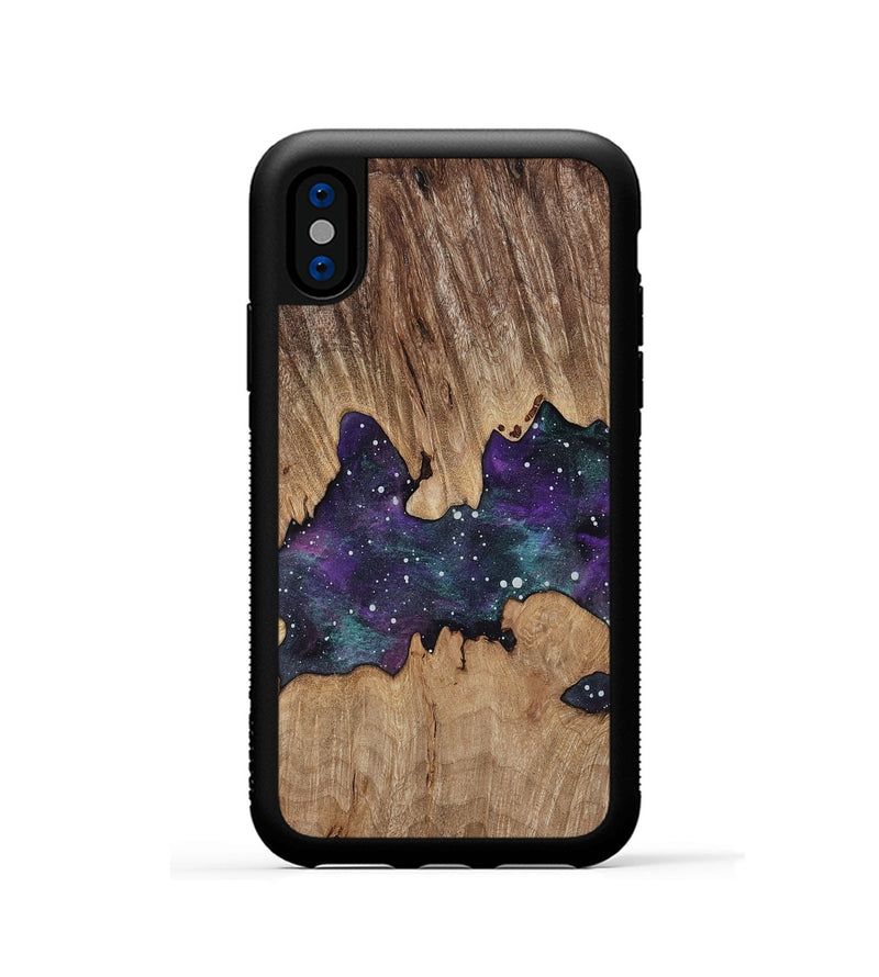 iPhone Xs Wood Phone Case - Jaylon (Cosmos, 815389)