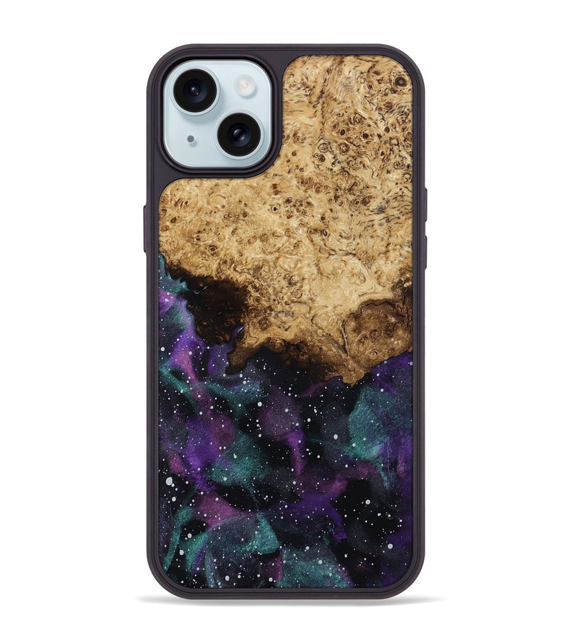 iPhone 15 Plus Wood Phone Case - Shaniya (Cosmos, 815402)