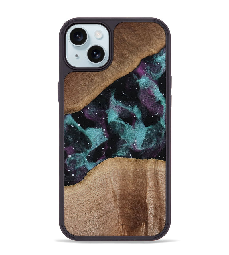 iPhone 15 Plus Wood Phone Case - Alice (Cosmos, 815428)