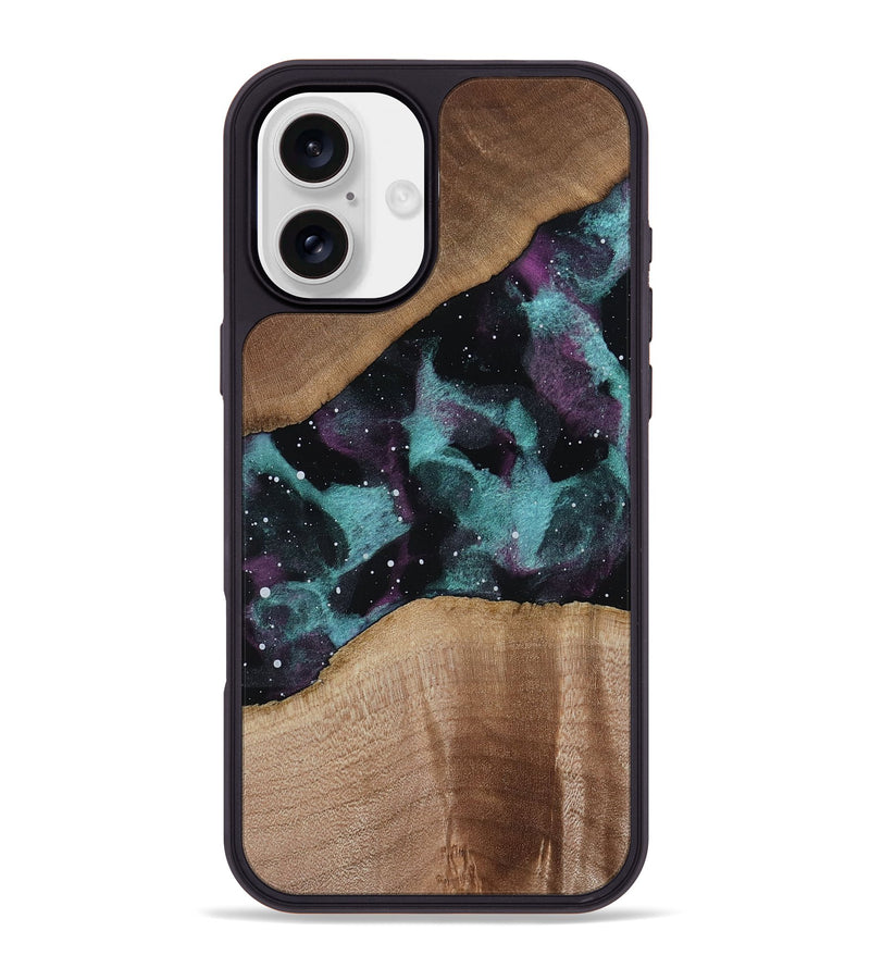 iPhone 16 Plus Wood Phone Case - Alice (Cosmos, 815428)