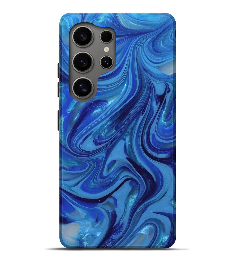 Galaxy S25 Ultra ResinArt Live Edge Phone Case - Theda (Blue, 815438)