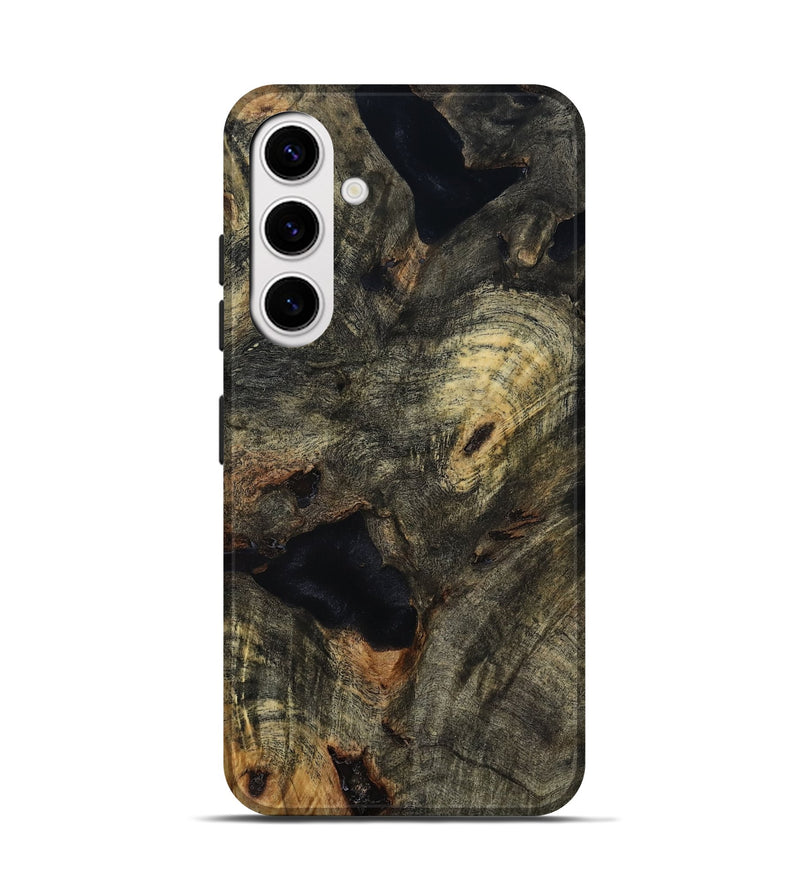 Galaxy S25 Wood Live Edge Phone Case - Zain (Clear, 815440)