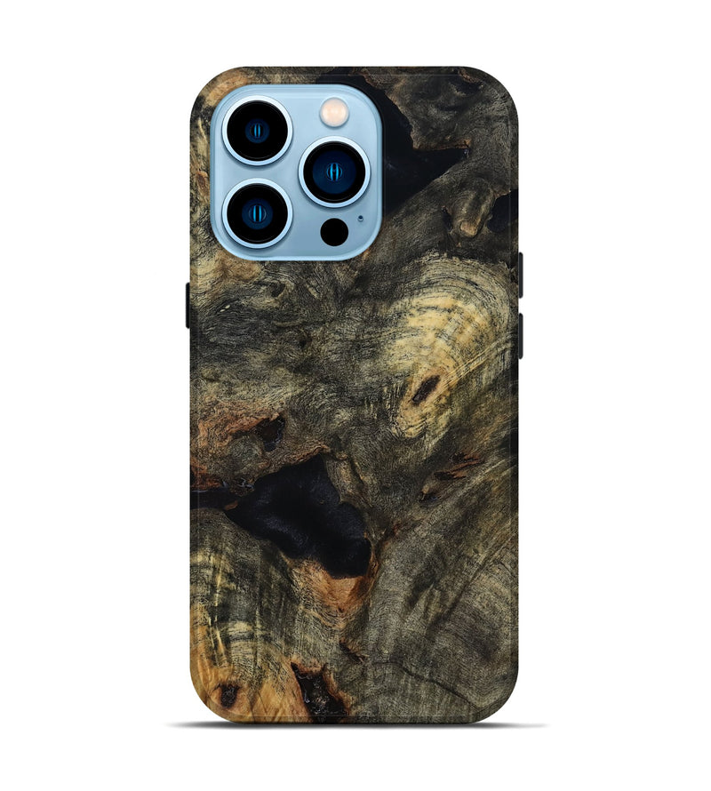 iPhone 14 Pro Wood Live Edge Phone Case - Zain (Clear, 815440)