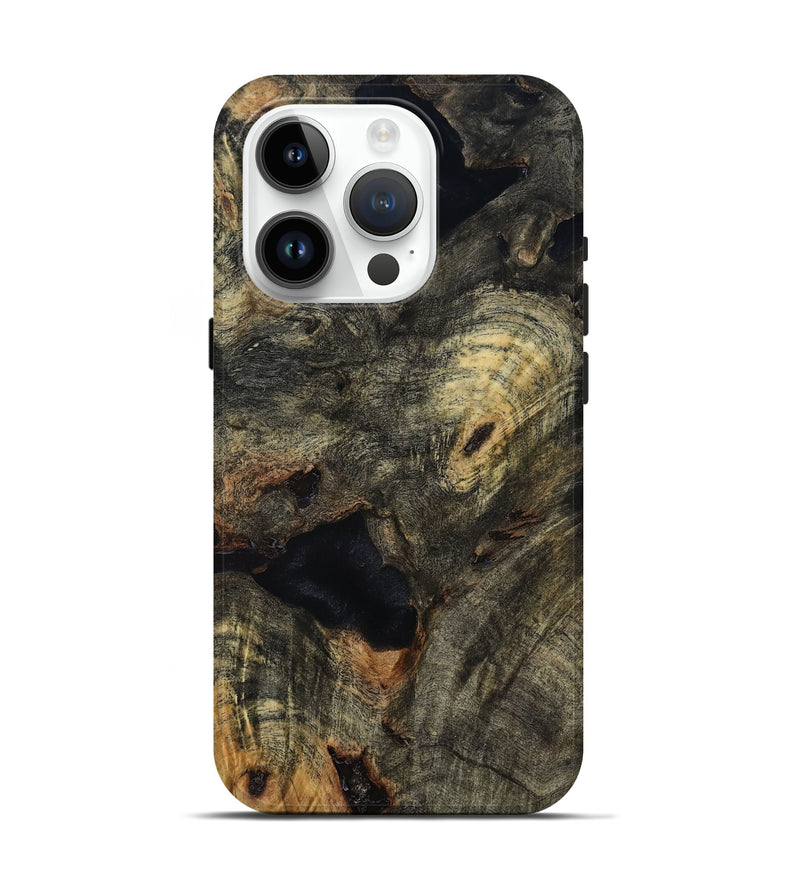 iPhone 15 Pro Wood Live Edge Phone Case - Zain (Clear, 815440)