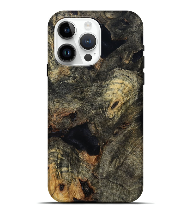 iPhone 15 Pro Max Wood Live Edge Phone Case - Zain (Clear, 815440)