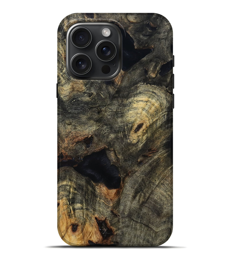 iPhone 16 Pro Max Wood Live Edge Phone Case - Zain (Clear, 815440)
