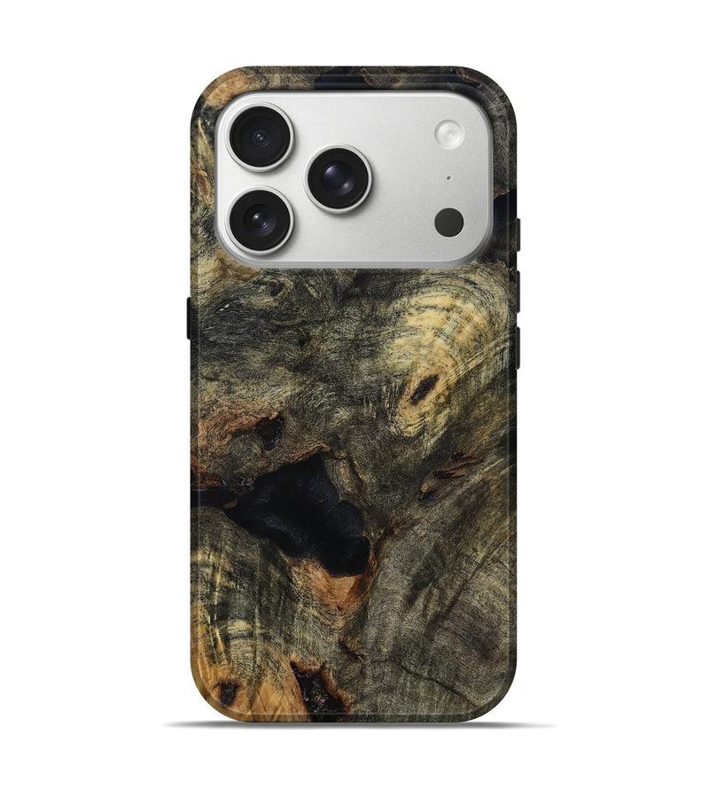 iPhone 17 Pro Wood Live Edge Phone Case - Zain (Clear, 815440)