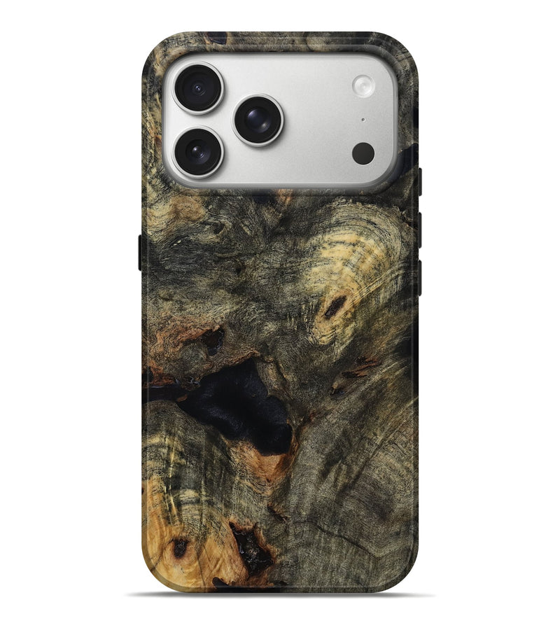 iPhone 17 Pro Max Wood Live Edge Phone Case - Zain (Clear, 815440)