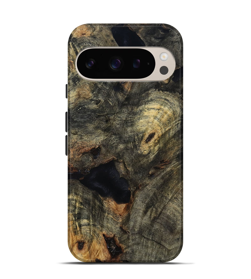 Pixel 9 Pro Wood Live Edge Phone Case - Zain (Clear, 815440)