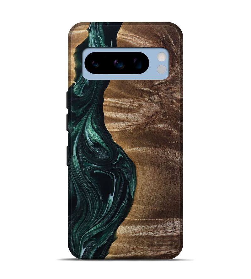Pixel 8 Pro Wood Live Edge Phone Case - Kenzie (Green, 815442)