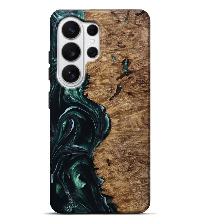 Galaxy S26 Ultra Wood Live Edge Phone Case - Buford (Green, 815443)
