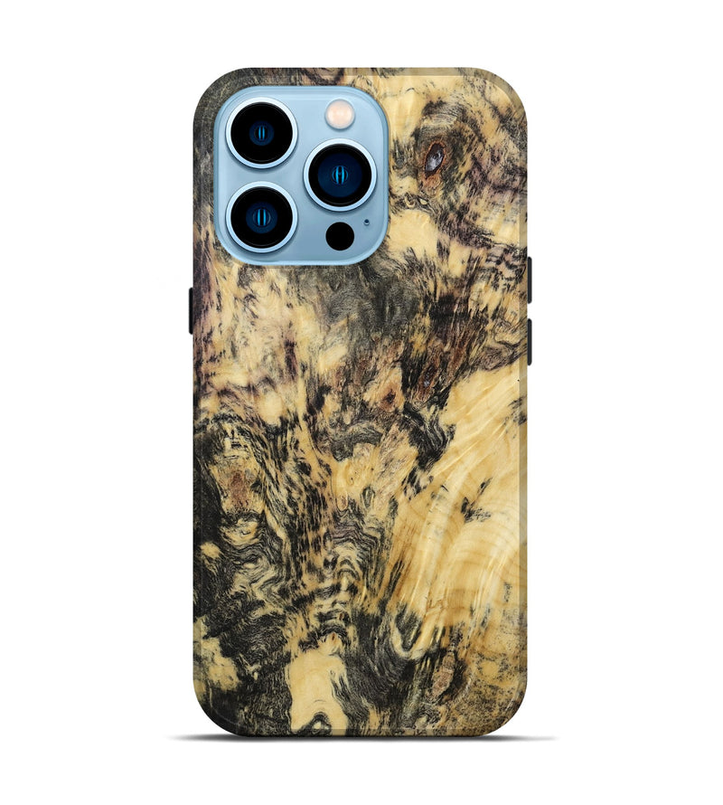 iPhone 14 Pro Wood Live Edge Phone Case - Onie (Wood Burl, 815444)