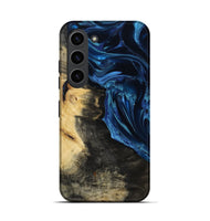 Galaxy S23 Wood Live Edge Phone Case - Marisol (Blue, 815446)