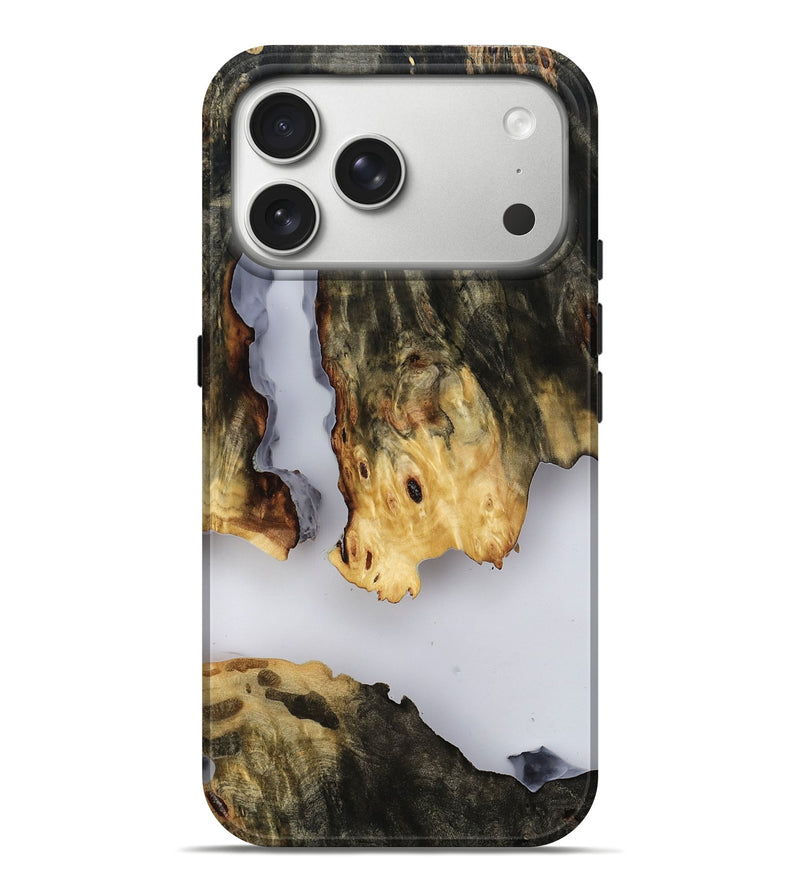 iPhone 17 Pro Max Wood Live Edge Phone Case - Cody (Clear, 815447)