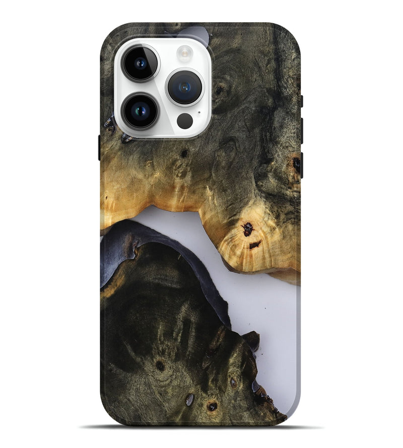 iPhone 15 Pro Max Wood Live Edge Phone Case - Gauge (Clear, 815449)