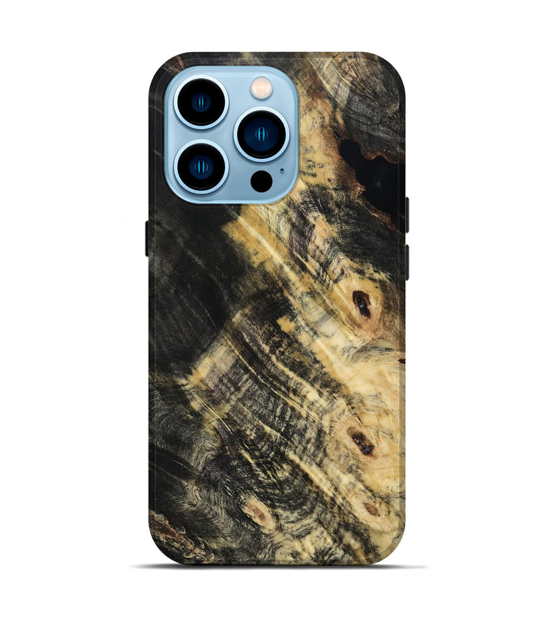 iPhone 14 Pro Wood Live Edge Phone Case - Kwame (Wood Burl, 815450)