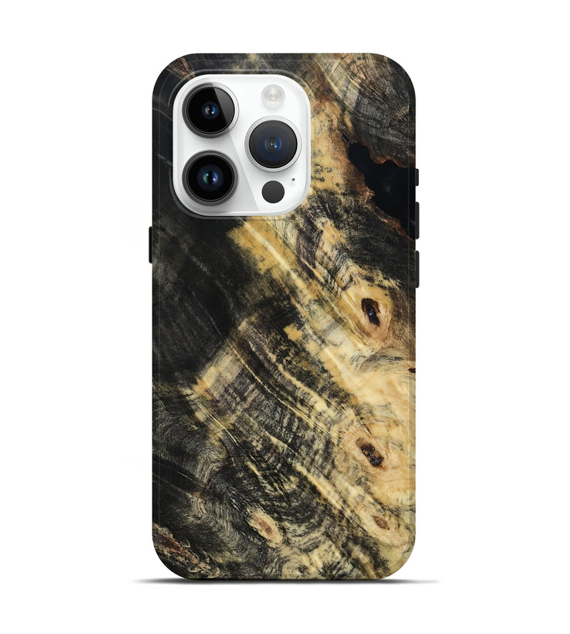 iPhone 15 Pro Wood Live Edge Phone Case - Kwame (Wood Burl, 815450)