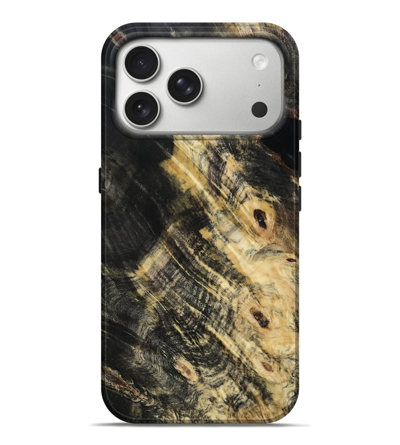 iPhone 17 Pro Max Wood Live Edge Phone Case - Kwame (Wood Burl, 815450)