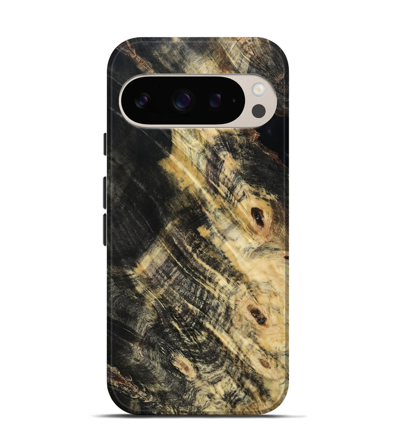 Pixel 9 Pro Wood Live Edge Phone Case - Kwame (Wood Burl, 815450)