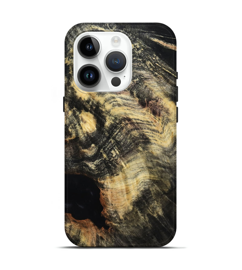 iPhone 15 Pro Wood Live Edge Phone Case - Fannie (Wood Burl, 815453)