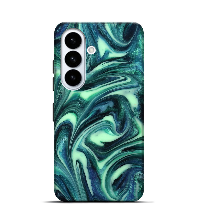 Galaxy S26 ResinArt Live Edge Phone Case - Keith (Black & White, 815457)