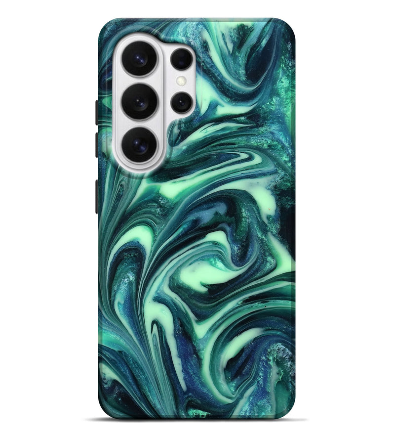 Galaxy S26 Ultra ResinArt Live Edge Phone Case - Keith (Black & White, 815457)