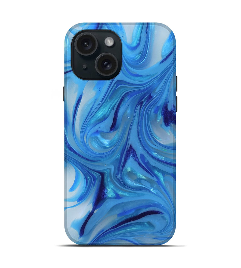 iPhone 15 ResinArt Live Edge Phone Case - Tobe (Clear, 815467)