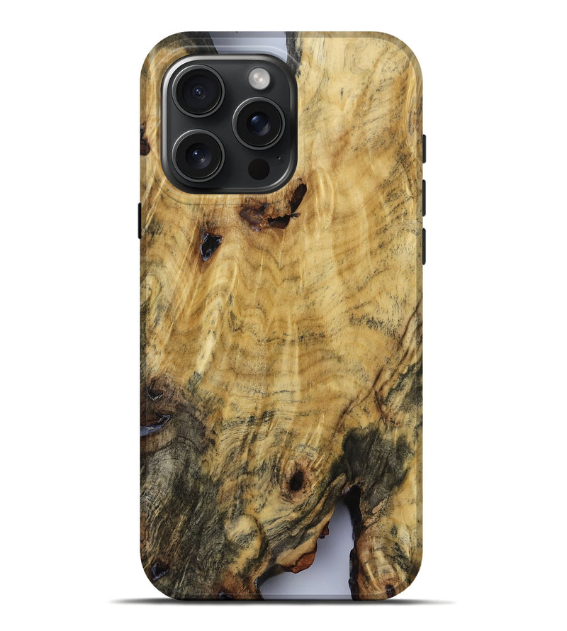 iPhone 16 Pro Max Wood Live Edge Phone Case - Yair (Clear, 815469)