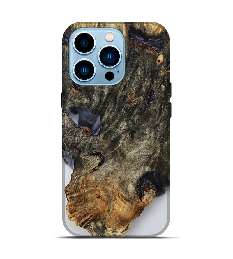 iPhone 14 Pro Wood Live Edge Phone Case - Isadore (Clear, 815470)