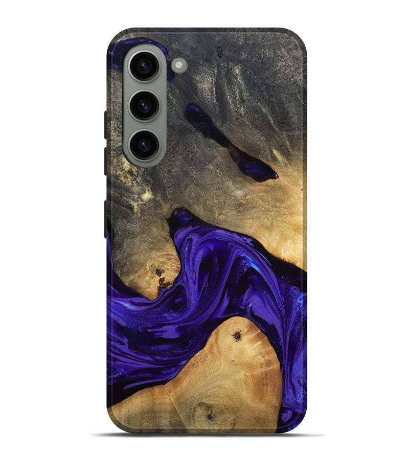 Galaxy S23 Plus Wood Live Edge Phone Case - Danika (Purple, 815471)