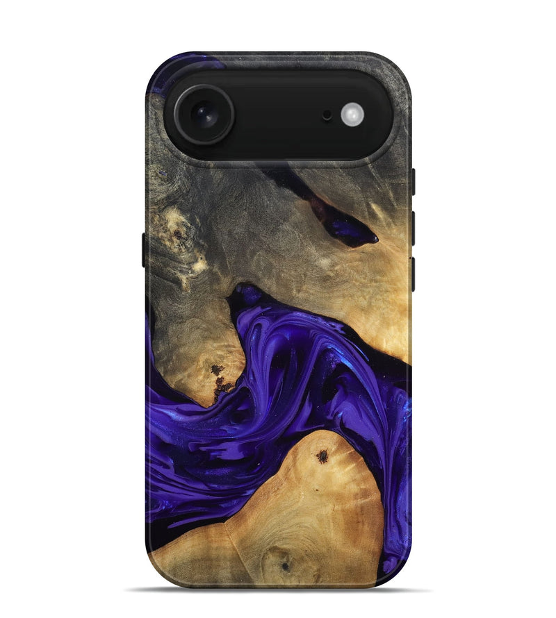 iPhone 17 Air Wood Live Edge Phone Case - Danika (Purple, 815471)