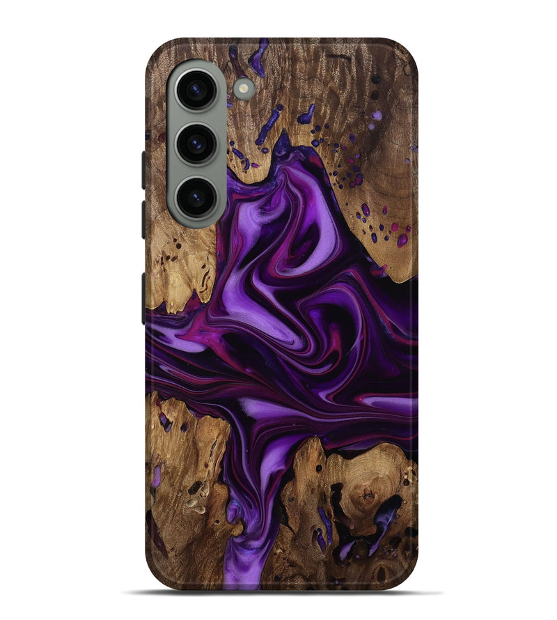Galaxy S23 Plus Wood Live Edge Phone Case - Giselle (Purple, 815473)