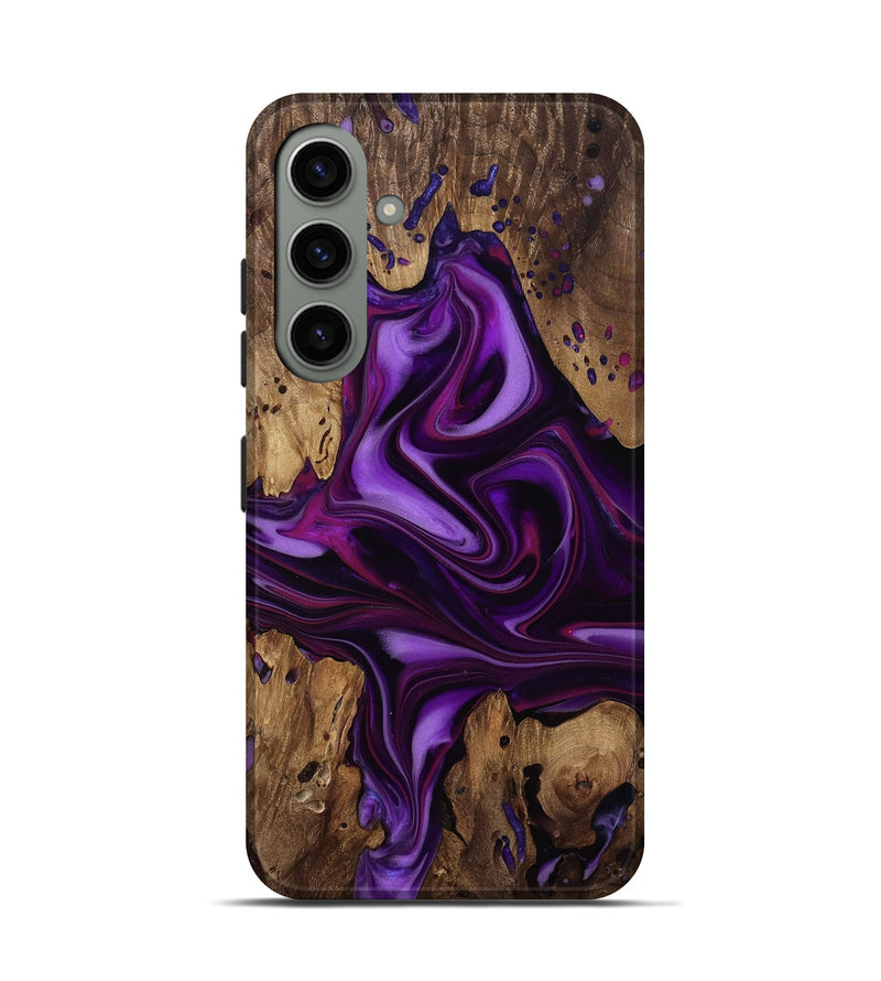 Galaxy S24 Wood Live Edge Phone Case - Giselle (Purple, 815473)